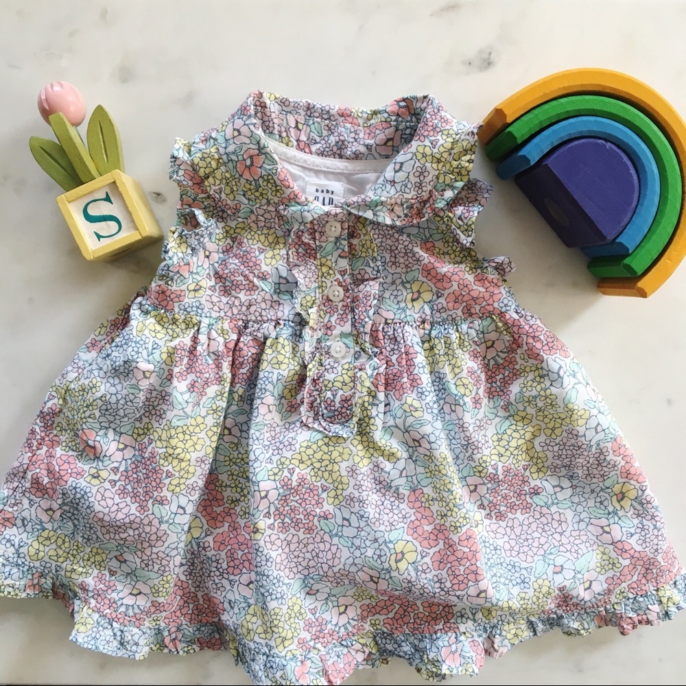 2 BabyGap Floral Outfits